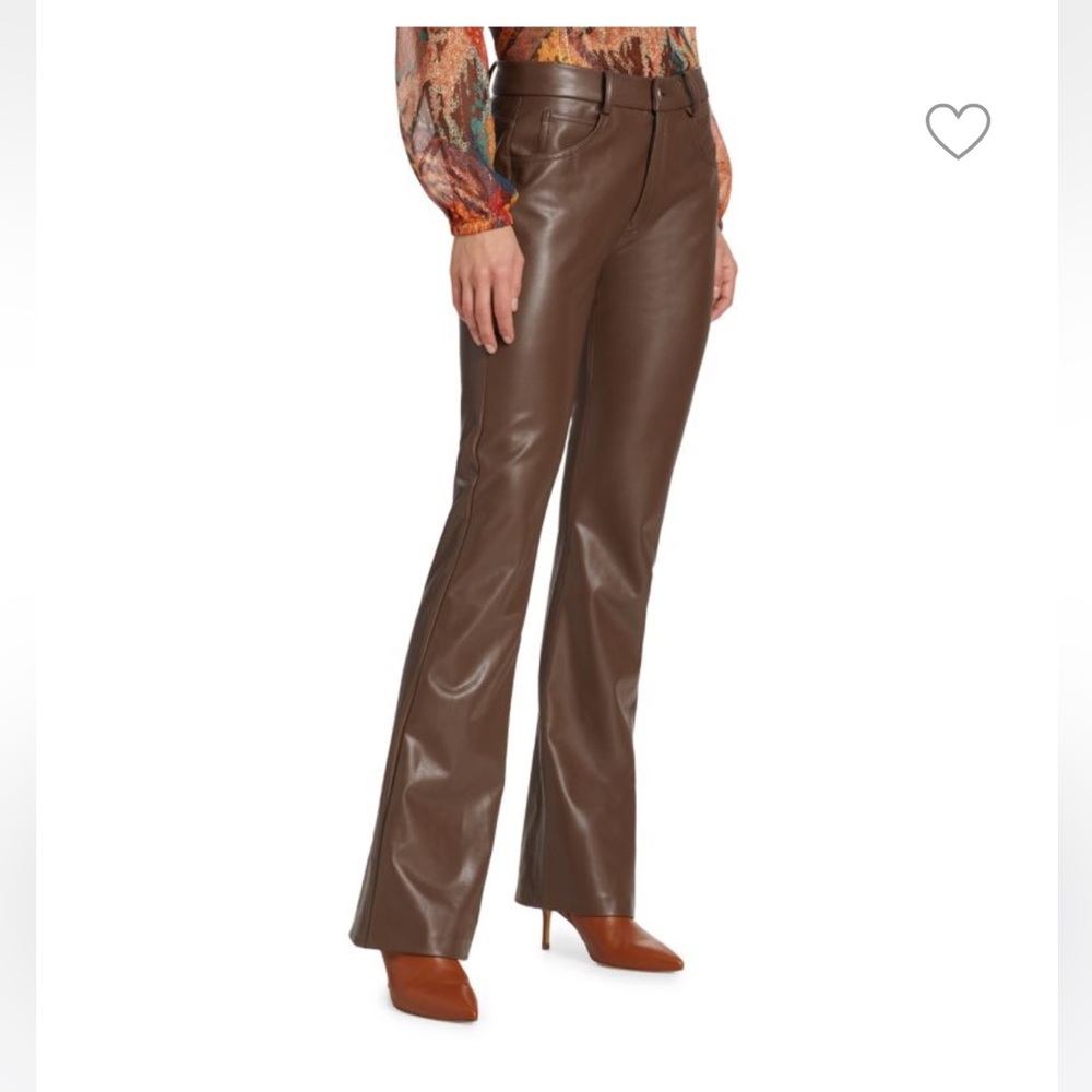 A.L.C. Freddie Vegan Leather Pants in Caffe/brown. NWTS. Size 2